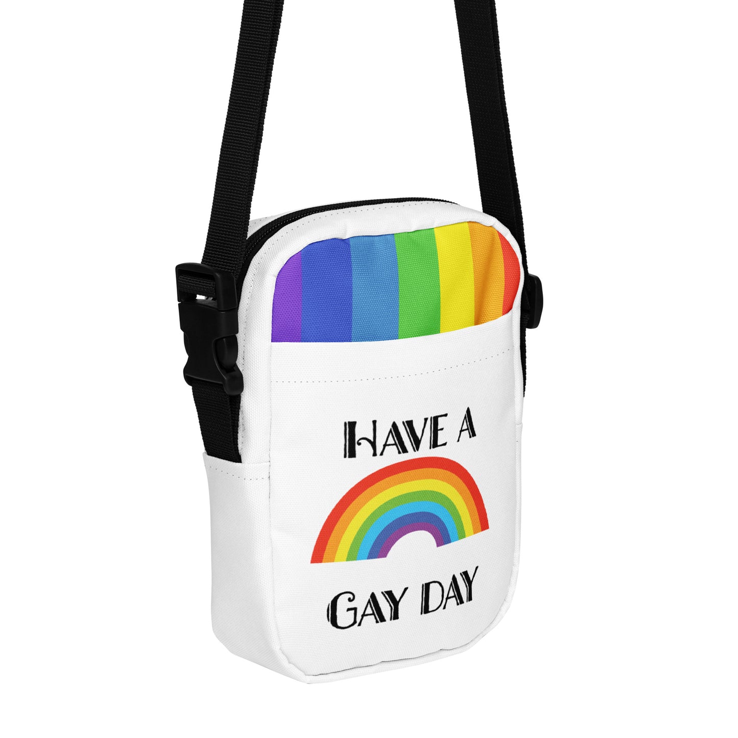 Have A Gay Day Rainbow Crossbody Bag - Pride