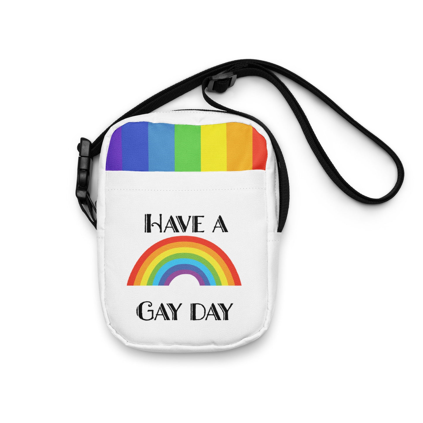 Have A Gay Day Rainbow Crossbody Bag - Pride