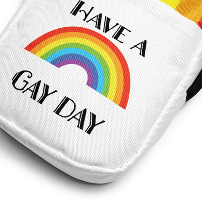 Have A Gay Day Rainbow Crossbody Bag - Pride