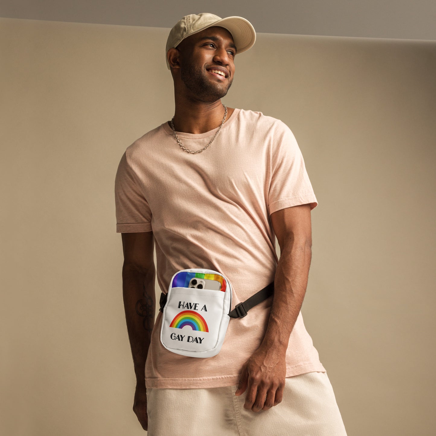 Have A Gay Day Rainbow Crossbody Bag - Pride