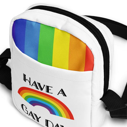 Have A Gay Day Rainbow Crossbody Bag - Pride