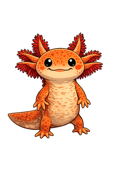 Happy Axolotl Swim Shirt