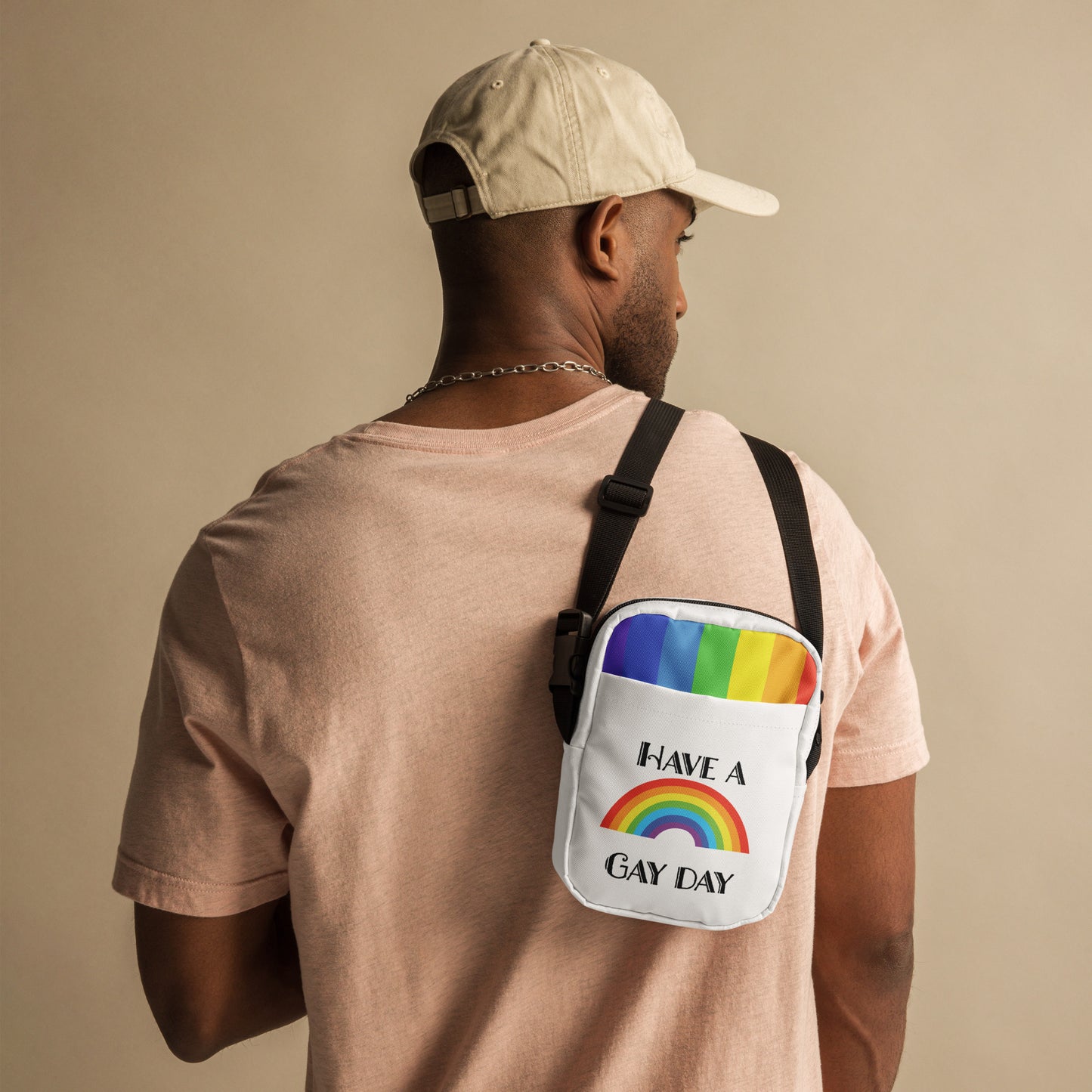 Have A Gay Day Rainbow Crossbody Bag - Pride