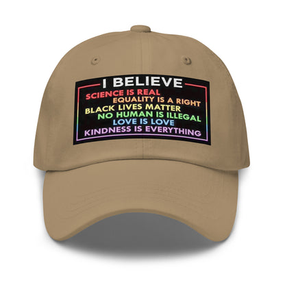 Science is Real, Equality Baseball hat
