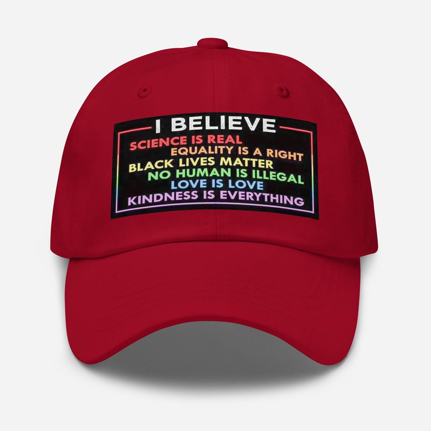 Science is Real, Equality Baseball hat