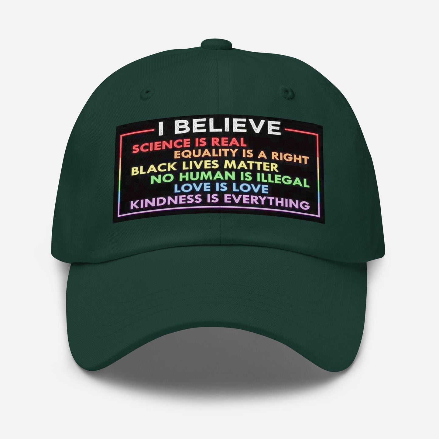 Science is Real, Equality Baseball hat
