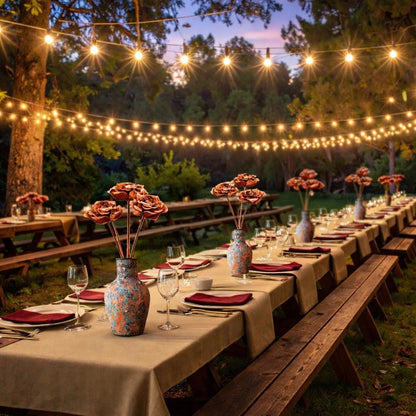 Flame Painted Copper Rose - Handcrafted Centerpieces - **Wedding Consultation**