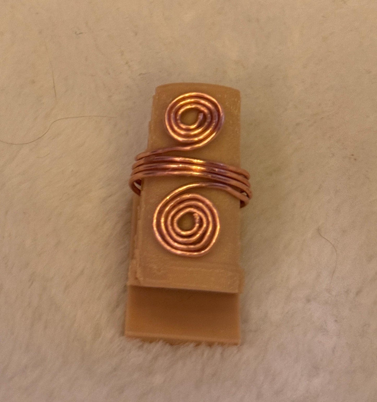 Double Coil Copper Wire Ring - Runner Ups Collection – One of a Kind Handmade Jewelry – Experimental Design