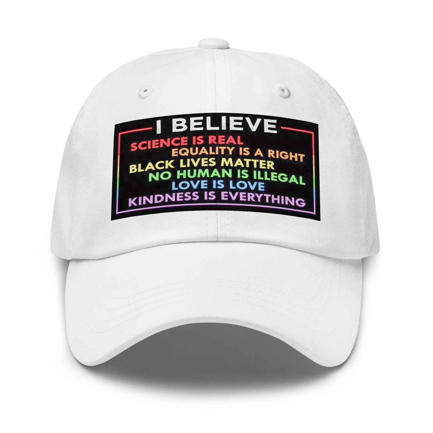 Science is Real, Equality Baseball hat